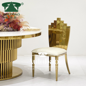 Chaise de mariage royale de luxe, mobilier pour événements, chaise de banquet de mariage - Product Image 3