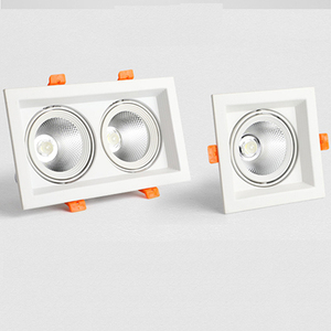 <span class=keywords><strong>Spot</strong></span> encastré rectangulaire noir à une tête 12W pour <span class=keywords><strong>plafond</strong></span>, éclairage LED - Product Image 1