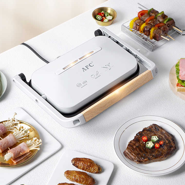 Electric Indoor Grill - Efficient and Smokeless Cooking