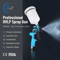 Pistolet de pulvérisation haute performance à prise confortable et haute atomisation pour revêtement industriel avec buse de précision de 1,3 mm