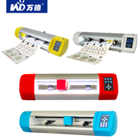 WD-350 pequeña cámara automática plotter de corte auto-adhesivo borde buscando láser digital morir máquina de corte