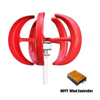 Nouvelle conception de générateur éolien à axe vertical rouge 600W 1000W 12V 24V à vendre