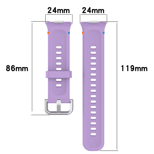 Silicone Bracelet Sport Watch Band for HUAWEI Watch Fit 3 Fit 4 ProReplacement Strap