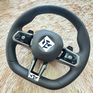 Volante Deportivo <span class=keywords><strong>M</strong></span> Sport con Calefacción, LED y Alcántara, Compatible con <span class=keywords><strong>BMW</strong></span> M3 M4 M5 M6 X3 X4 X5 X6 X7 <span class=keywords><strong>X8</strong></span> G01 G12 G20 G30 G80 G82 330i M340i - Product Image 6