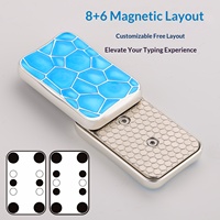 Cut-Cut Water Cube : Jeu de cartes magnétiques à pousser de style compétitif, entièrement en métal, décontracté, anti-stress, jouet manuel stimulant l'esprit pour tous