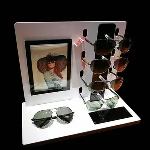 Özel akrilik güneş gözlüğü standı gözlük gözlük mağaza vitrin rafı