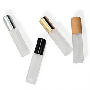 Botella de Vidrio Esmerilado de 10 ml y 15 ml con Roll-on para Perfume y Aceites Esenciales, con Tapa de Plástico, en Oferta - Product Image 4
