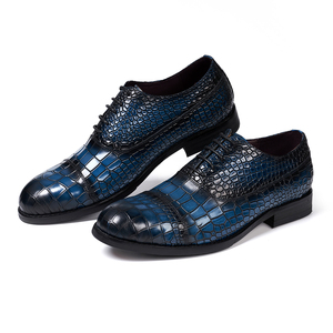 royal blue and black dress shoes Mens Blue Leather Shoes – Come4Buy eShop