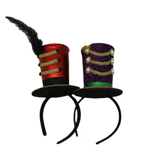 Grosir Mini Ringmaster Ringleader Topi Atas Kecil Headband Mainan Aksesori Kostum Tentara