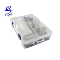 Kit de inicio de alta calidad MEGA328P Placa de pruebas y soporte Kit de aprendizaje eléctrico de motor paso a paso