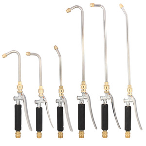 Nettoyeur haute pression avec tige d'extension en acier inoxydable et laiton, argent/noir/or, pour le lavage <span class=keywords><strong>de</strong></span> voitures et le <span class=keywords><strong>nettoyage</strong></span> <span class=keywords><strong>de</strong></span> climatiseurs domestiques - Product Image 5