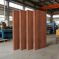 Nouvelle plaque de protection extérieure en PVC écologique avec trous en forme d'engrenage et de losange pour filtre à air, utilisée dans l'équipement de refroidissement des fermes avicoles