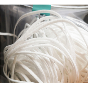 3mm 4mm 5mm rundes flaches Gummiband Spandex Nylon Polyester für Taschen Kleidungs stücke Gesichts bedeckung & Unterwäsche-Earloop Elastic Cord - Product Image 6