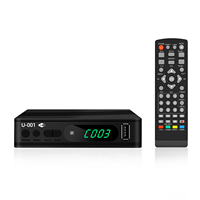 Fabricación Mpeg4 Pvr 1080p Hd video Set Top Box Decodificador de Dvb-t2 Ac DC 12V 5V DVB T 2 Set Top Box Malasia Rusia