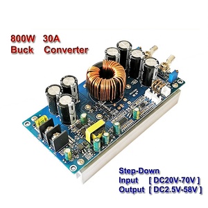 Convertidor Reductor <span class=keywords><strong>CC</strong></span>-<span class=keywords><strong>CC</strong></span> de Alta Potencia de 800W, 30A, Estabilizadores Solares, Fuente de Alimentación Reductora CV <span class=keywords><strong>CC</strong></span>, Reguladores de Voltaje Ajustables de CC20V-70V - Product Image 2