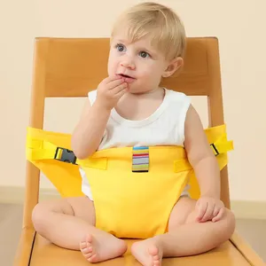 Harnais de sécurité portable pour bébé – Sangle de siège pour chaise haute, chaise de salle à manger, chariot de courses – Empêche les chutes, pliable pour les voyages - Product Image 5