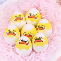 Balle anti-stress Offre Spéciale visage jaune mousse souple Pu caoutchouc Squeeze Squishy Balls Anti Stress pour les enfants