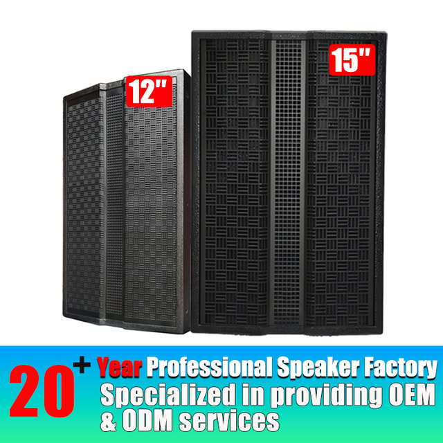 Full Range 15" Woofer Subwoofer Neodymium Magnet 1200W RMS Bass Speakers DJ Stage Performance Professional Speaker 55Hz-20kHz