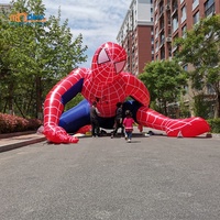 Ballon gonflable géant Spiderman de haute qualité pour l'extérieur, thème de dessin animé, 7,8x9x5m, tissu Oxford 210D, pour la publicité en extérieur et dans les centres commerciaux