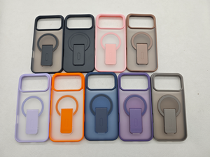 Funda GSCASE Mate Translúcida de TPU y PC con Soporte Invisible de Lujo para iPhone 12 13 14 15 16 17 y para <span class=keywords><strong>Samsung</strong></span> S25 - Product Image 2