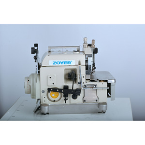 Máquina de coser overlock Zoyer de 5 hilos, 550W de alta velocidad con accionamiento directo para ribetear y overlockar telas - Product Image 1