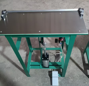 Machine à bordurer les tables, nouvelle machine à bordurer les bords de sacs à main en cuir, avec pied de mesure et fonction d'indentation pneumatique - Product Image 3