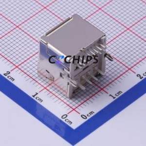 MU-221 USB Connector Through hole Component (THT) Connector Type-A/ Type-C USB 2.0 Female Through Hole - Product Image 2