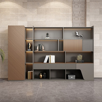 Grands meubles de rangement de bureau écologiques de luxe en bois, modernes et mobiles, grande capacité, fabriqués au Guangdong