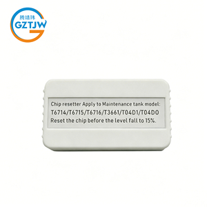 Kit de réinitialisation de puces T6714 PXMB6 <span class=keywords><strong>WF</strong></span> C8190 C8610 C8690 <span class=keywords><strong>C869R</strong></span> C878R C879R T04D0 EWMB1 ET 7700 ET 7750 L7160 L7180 - Product Image 1