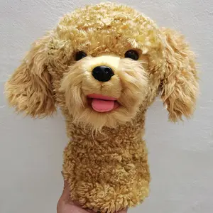 Custom Alta Qualidade Realista Simulação Brinquedos De Pelúcia Bonito Animal De Pelúcia Boneca Mini Squishy Teddy Dog para Presente De Natal