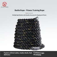 Corde de combat robuste pour entraînement fitness hommes et femmes - Longueur/diamètre personnalisables, écologique, pour perte de poids et mise en forme, idéale pour la maison
