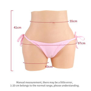 Women's Silicone Vaginal Panties Sexy Buttock Silicone Butt Panties For Cross-Dressers Shemale Transgender People - Product Image 5
