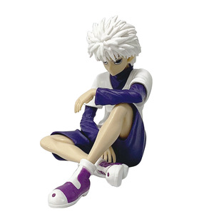 2 Styles Cartoon <span class=keywords><strong>Manga</strong></span> Figurine Statues Chasseur Assis GON FREECSS Killua Zoldyck Figura PVC Collection Modèle Jouets Cadeau - Product Image 4
