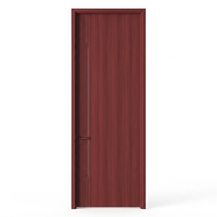 Porte intérieure en bois mélaminé moderne, élégante, anti-rayures, de qualité ENF, pour chambre principale de villa