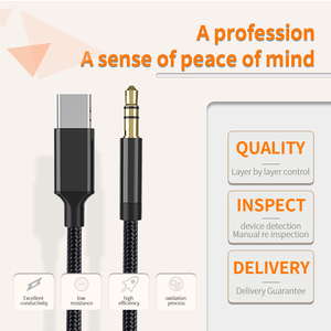 <span class=keywords><strong>USB</strong></span> C Để 3.5Mm AUX Cáp Âm Thanh Hi-Res <span class=keywords><strong>Stereo</strong></span> Mạ Vàng Loại C Headphone <span class=keywords><strong>Adapter</strong></span> Cho Xe Hơi Âm Thanh <span class=keywords><strong>Stereo</strong></span> Điện Thoại Hệ Thống Âm Thanh - Product Image 4
