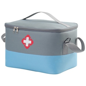 Trousse de premiers secours grande capacité, sac médical, boîte de rangement de médicaments domestique, trousse portable en tissu pour <span class=keywords><strong>médecins</strong></span> et activités de plein air - Product Image 5