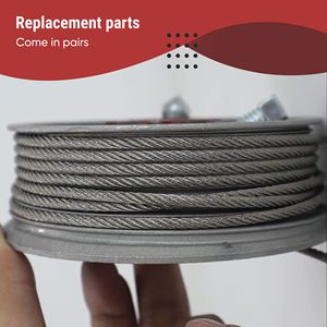 Tambour <span class=keywords><strong>de</strong></span> <span class=keywords><strong>câble</strong></span> <span class=keywords><strong>de</strong></span> <span class=keywords><strong>porte</strong></span> <span class=keywords><strong>de</strong></span> <span class=keywords><strong>garage</strong></span> CHI à fonctionnement silencieux, roulement à faible friction, réduction du bruit avec rainures antidérapantes moletées pour un <span class=keywords><strong>câble</strong></span> stable - Product Image 6