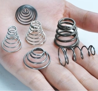 Ressorts de compression coniques sur mesure pour espaces confinés, en acier inoxydable galvanisé/nickelé, pour quincaillerie automobile