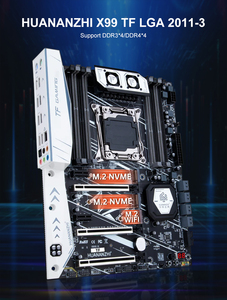 لوحة أم من HUANANZHI طراز X99 TF LGA 2011-<span class=keywords><strong>3</strong></span> XEON X99 ومدعومة بـ ATX معالج إنتل E5 LGA2011-<span class=keywords><strong>3</strong></span> جميع سلاسل ذاكرة <span class=keywords><strong>DDR3</strong></span> DDR4 RECC NON-ECC NVME - Product Image 2