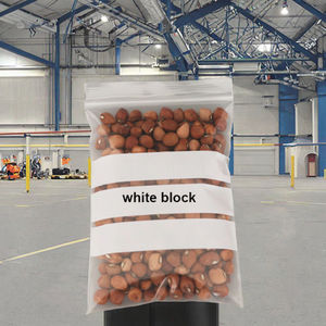 <b>Clear</b> Writable Gravure Printed PE Strip White Block Reclosable Zip Lock <b>Recyclable</b> Plastic <b>Bag</b> - Product Image 3