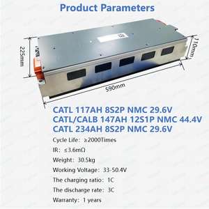 Módulo <span class=keywords><strong>de</strong></span> Batería <span class=keywords><strong>de</strong></span> Iones <span class=keywords><strong>de</strong></span> Litio <span class=keywords><strong>de</strong></span> 3.7V, <span class=keywords><strong>Precio</strong></span> <span class=keywords><strong>de</strong></span> Fábrica, Catl Calb 117Ah 147Ah 234Ah 8S2P 12S1P 8S1P VDA 590 Nmc, Batería para <span class=keywords><strong>Nissan</strong></span> <span class=keywords><strong>Leaf</strong></span> - Product Image 2