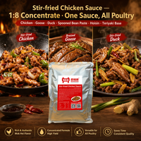 Sauce en gros pour poulet sauté, canard et oie, qualité restaurant, disponible en sachet et en fût