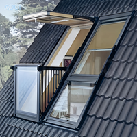 Toit ouvrant pliant à trois couches en verre isolant, ouverture automatique, antivol, conception suspendue en plastique pour balcon, sous-sol, escalier
