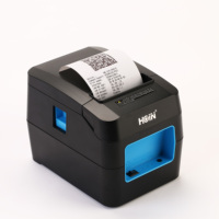 Imprimante thermique de reçus de bureau OEM d'usine, 3 pouces, 203 DPI, avec Ethernet, codes-barres 1D+2D, papier thermique pour caisse de supermarché
