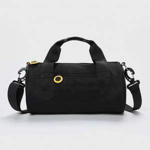 Bolsa de Gimnasio de Tela Oxford Impermeable y Resistente, Bolsa de Viaje Redonda Tipo Duffel, Bolso Deportivo Ligero de Hombro para Hombre - Product Image 4