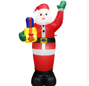 Árbol <span class=keywords><strong>de</strong></span> Navidad Inflable con Luces LED, Modelo <span class=keywords><strong>de</strong></span> Papá Noel y Muñeco <span class=keywords><strong>de</strong></span> Nieve, Estilo Americano para Decoración <span class=keywords><strong>de</strong></span> Fiestas Navideñas en Exteriores - Product Image 1