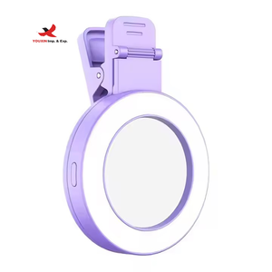 Fill-in Light Makeup Mirror Beautification Self-timer <b>Lamp</b> Fill Light LED Super Wide-angle Foldable Desktop High Quality Mirror - Product Image 1
