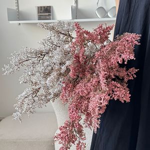 Bouquet de fleurs artificielles en soie, style séché, branches brun doré, décoration intérieure, accessoires de mariage - Product Image 2