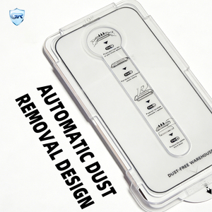 ฟิล์มกันรอยกระจกนิรภัย HD แบบใส บางเฉียบ ป้องกันรอยขีดข่วน ป้องกันแรงกระแทก ป้องกันฝุ่น บรรจุในกล่อง ติดตั้งง่าย สำหรับ iPhone - Product Image 1