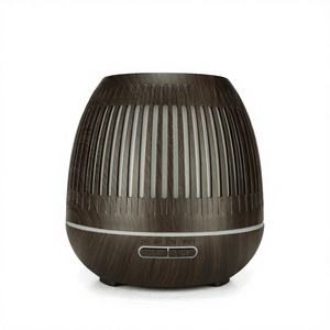 เครื่องกระจายกลิ่นอโรมาอัจฉริยะ Tuya ลายไม้ 0.5 ลิตร ควบคุมผ่านแอพ เครื่องเพิ่มความชื้นแบบอัลตราโซนิก ของขวัญสำหรับบ้านและออฟฟิศ เครื่องพ่นไอน้ำ - Product Image 4